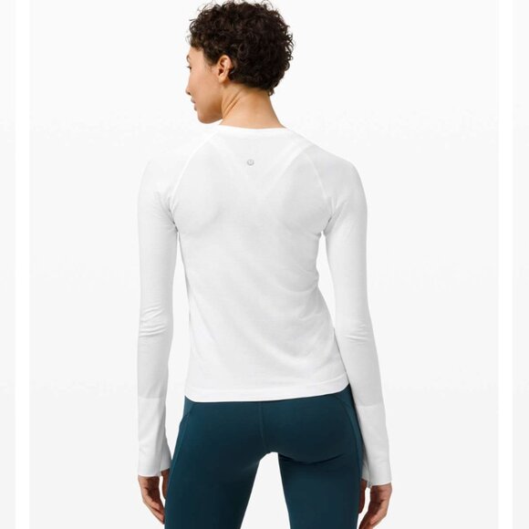 Lululemon Swiftly Tech Long Sleeve 2.0 *Race Length white size 6 - Picture 5 of 5